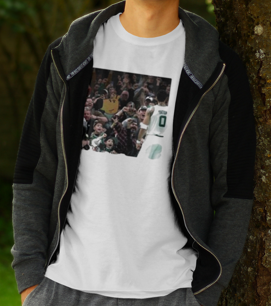 Chill Guy Dog Celtic Boston Tatum 0 Fan Crowd T-Shirt