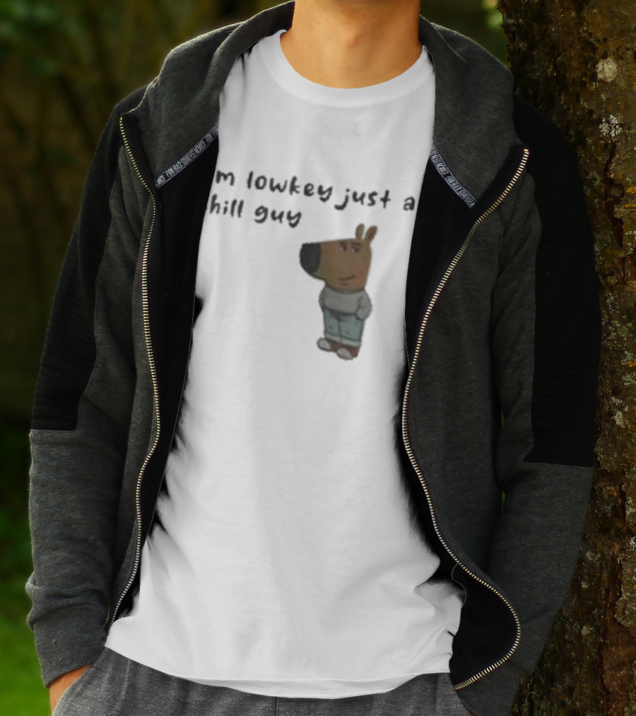 Chill Guy Dog I'm Lowkey Just A Chill Guy Animal Crossing Inspired Character T-Shirt