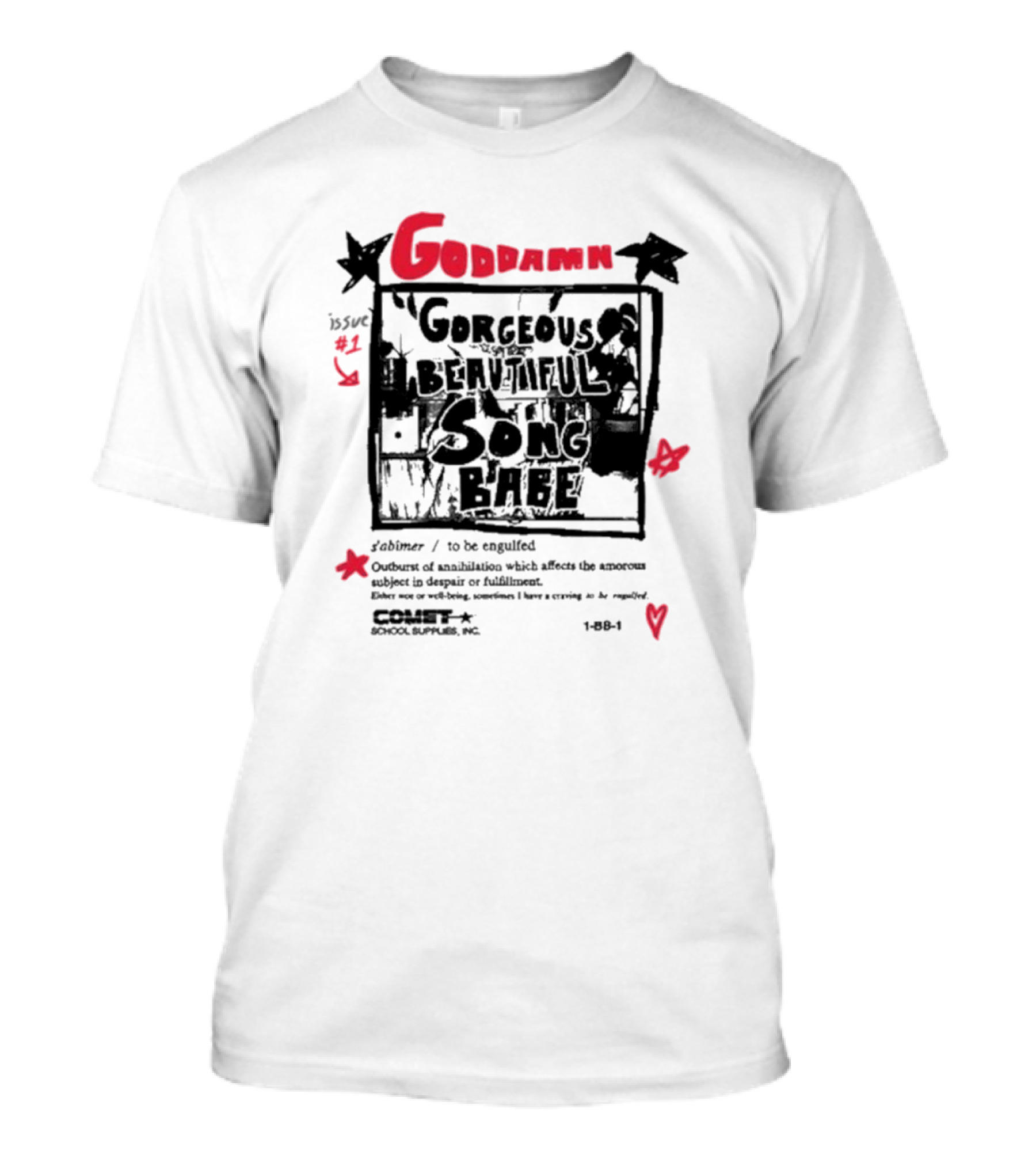 Yasi X Goddamn Gorgeous Beautiful Song Bae Issue #1 Night Gallery GGBS Colt School Supplies Inc T-Shirt