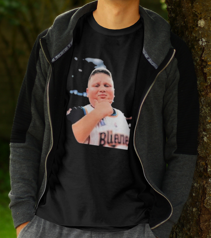 The Rizzler Blazers Confidence Meme Iconic NBA Jersey Humor T-Shirt