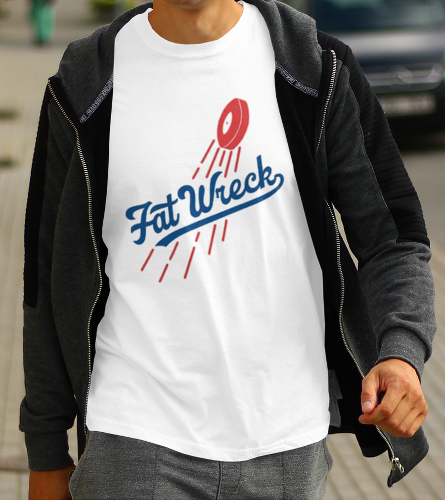 Fat Wreck Chords Los Angeles Dodgers Record T-Shirt
