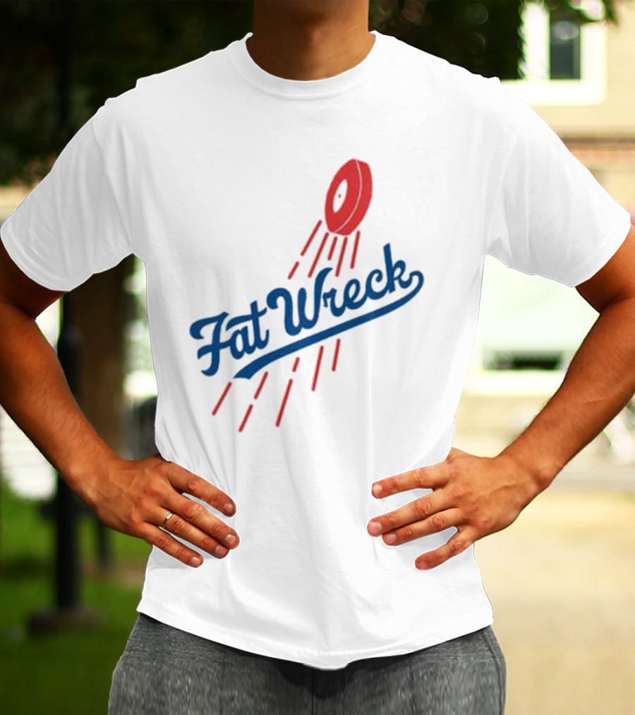 Fat Wreck Chords Los Angeles Dodgers Record T-Shirt