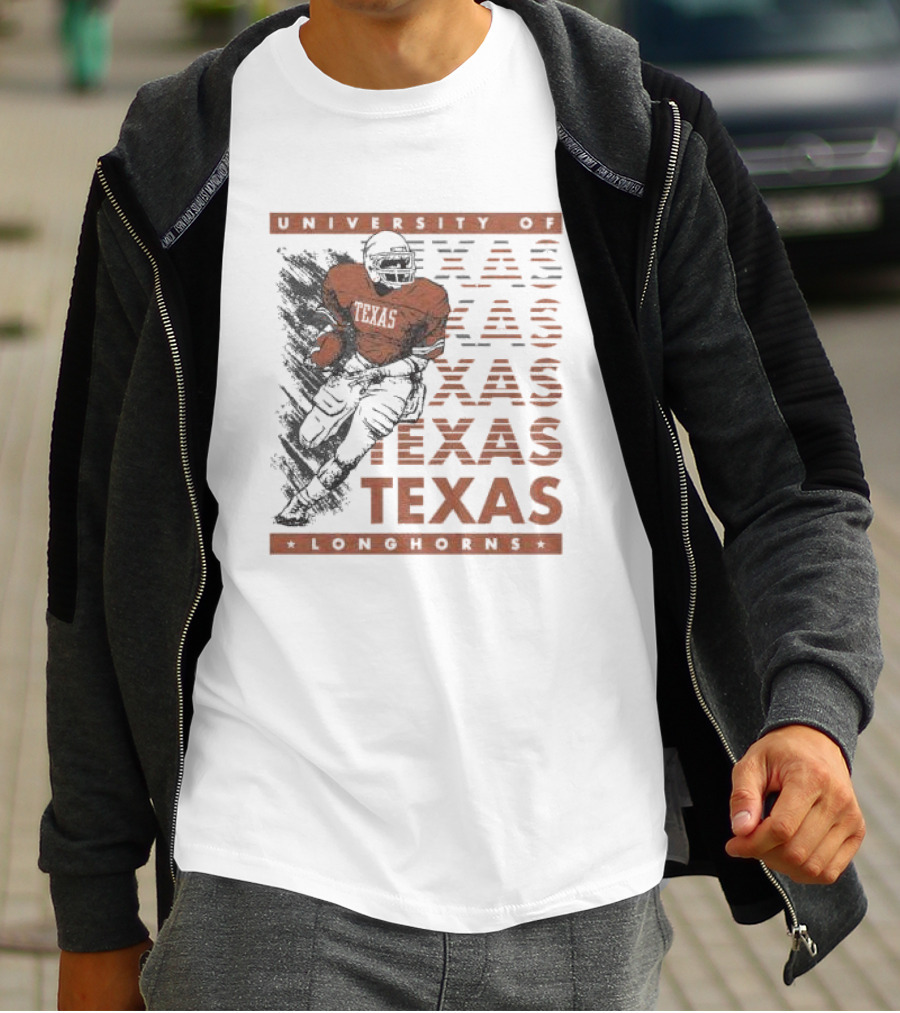 University Of Texas Longhorns Football Texas Longhorns 1990s Throwback T-Shirt