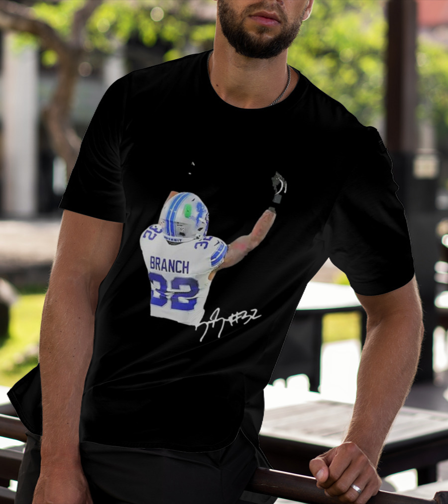 Lions Branch 32 Middle Finger Gesture T-Shirt