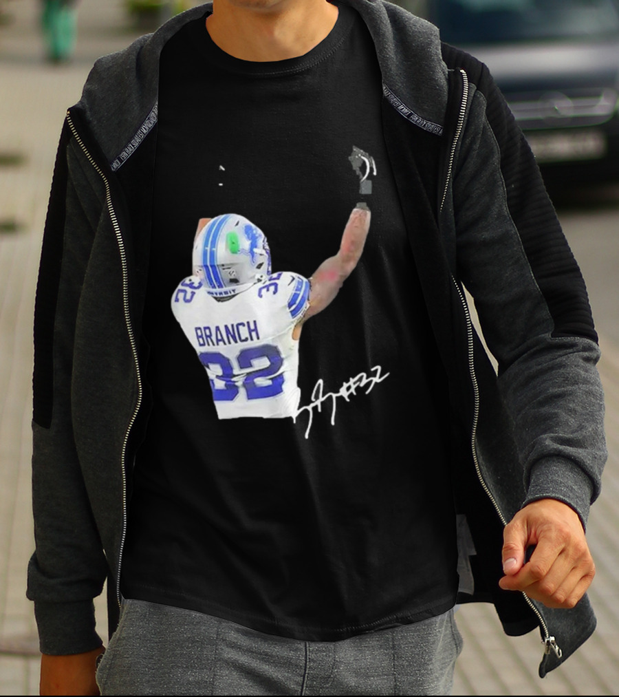 Lions Branch 32 Middle Finger Gesture T-Shirt