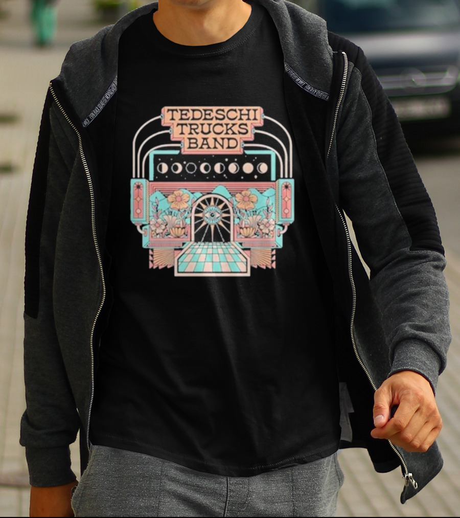 Tedeschi Trucks Band Moon Phases Floral Doorway T-Shirt