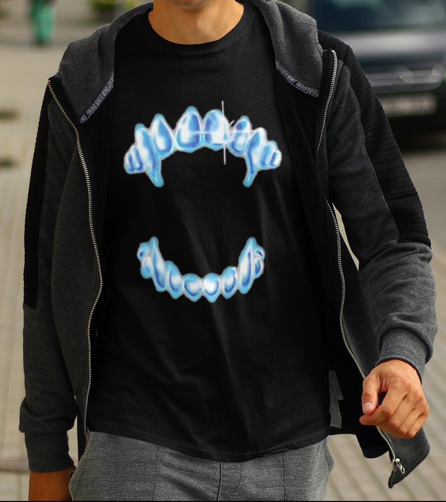 Dom Dolla Cave Fangs Blue Ice Grillz T-Shirt