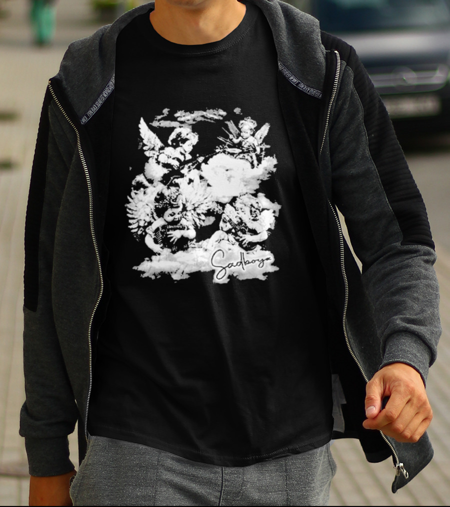 Sadboyz Cherub Angels Playing Instruments T-Shirt