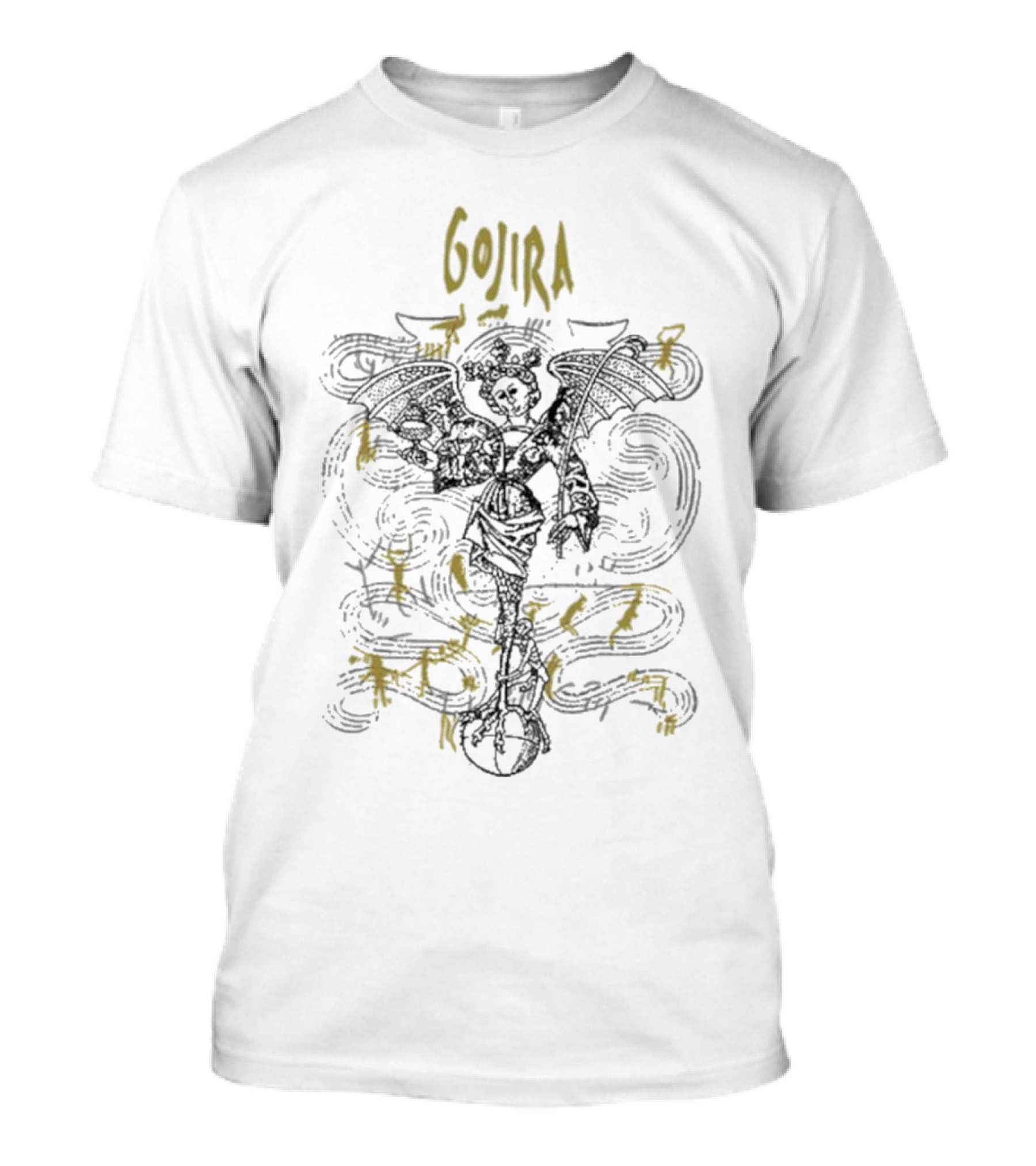 Gojira Erde Demon Angelic Hybrid Creature With Winged Aura T-Shirt