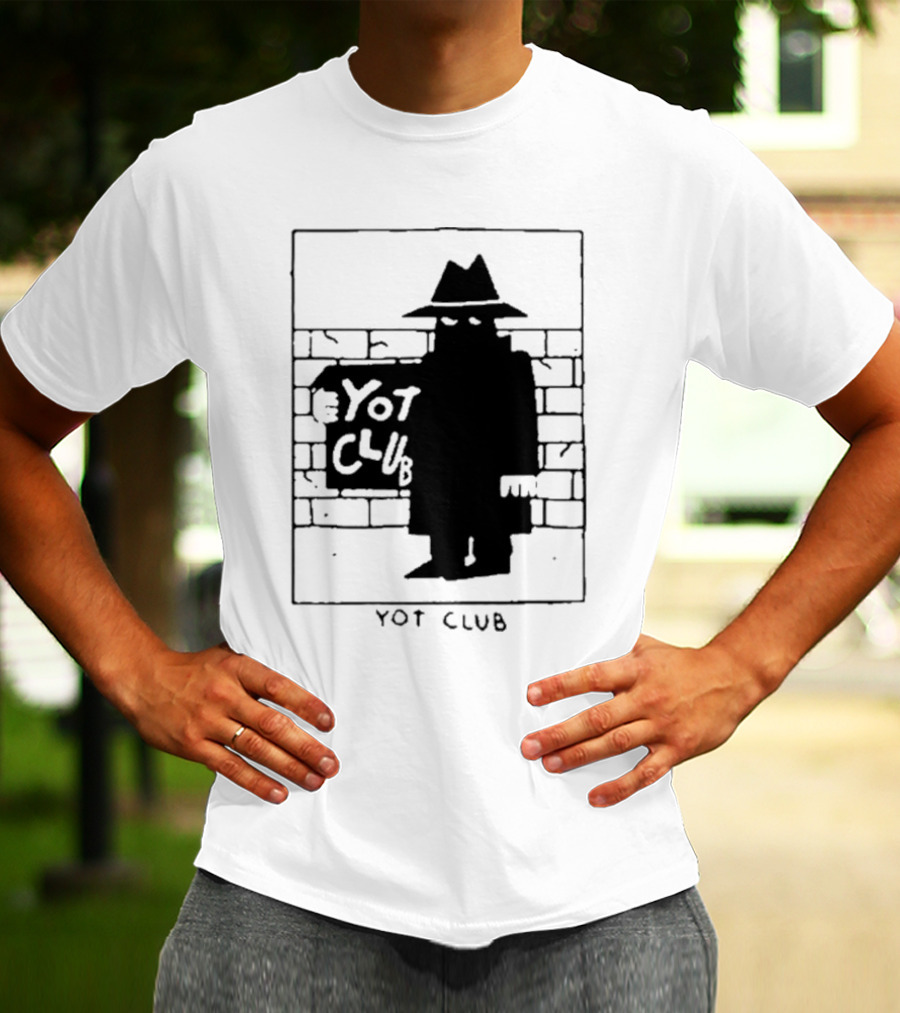 Yot Club Mysterious Silhouette Art Lazy Eyes Show T-Shirt