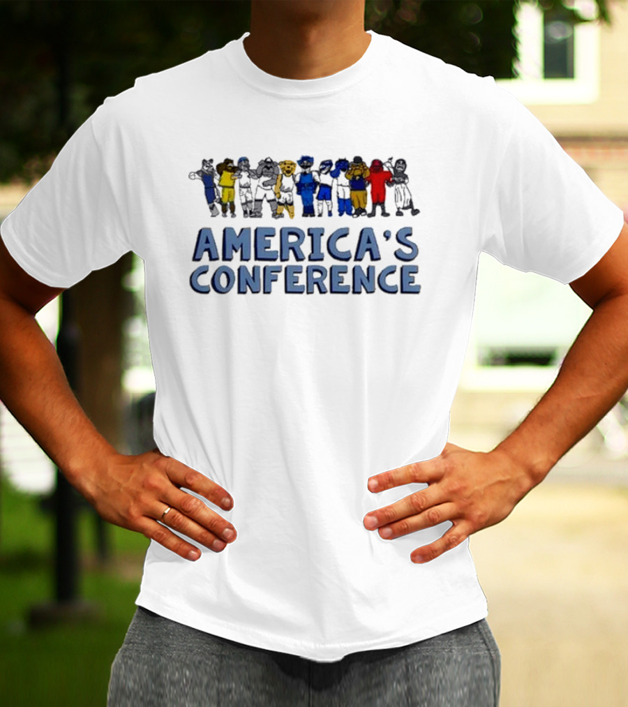 AMERICA'S CONFERENCE ANTHROPOMORPHIC SPORTS LINEUP T-Shirt