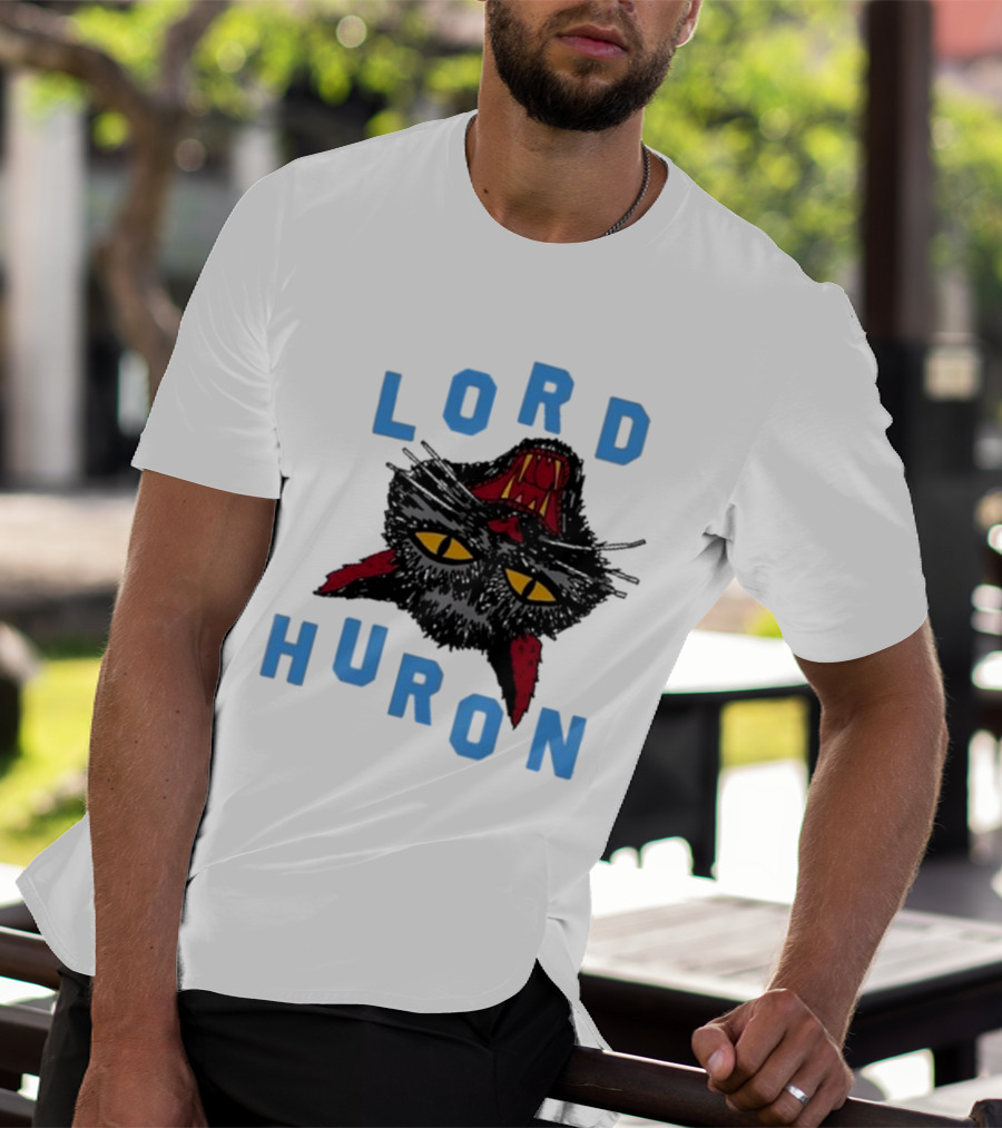 LORD HURON Upside Down Cat T-Shirt