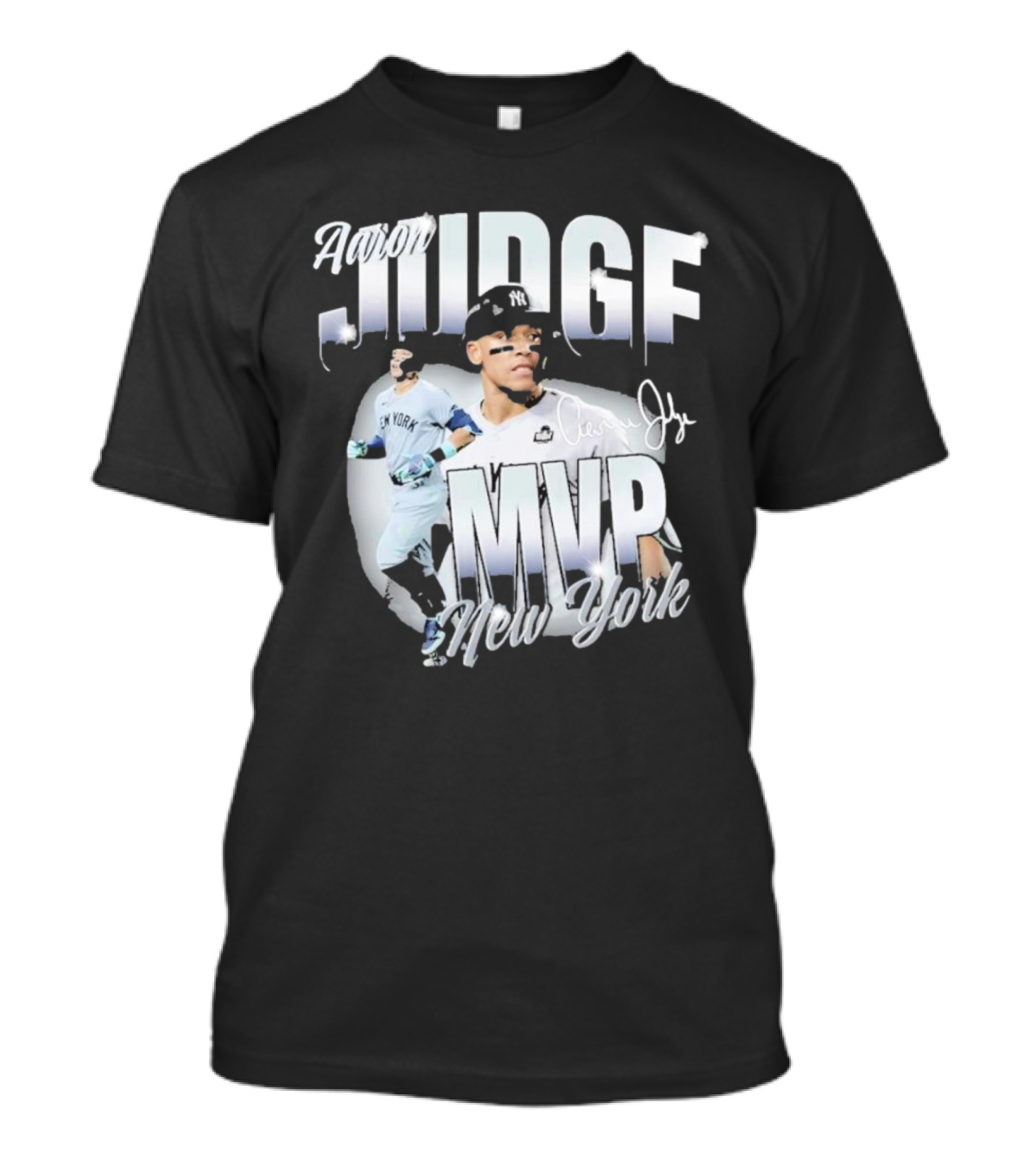 Aaron Judge New York Yankees MVP Signature Collection T-Shirt