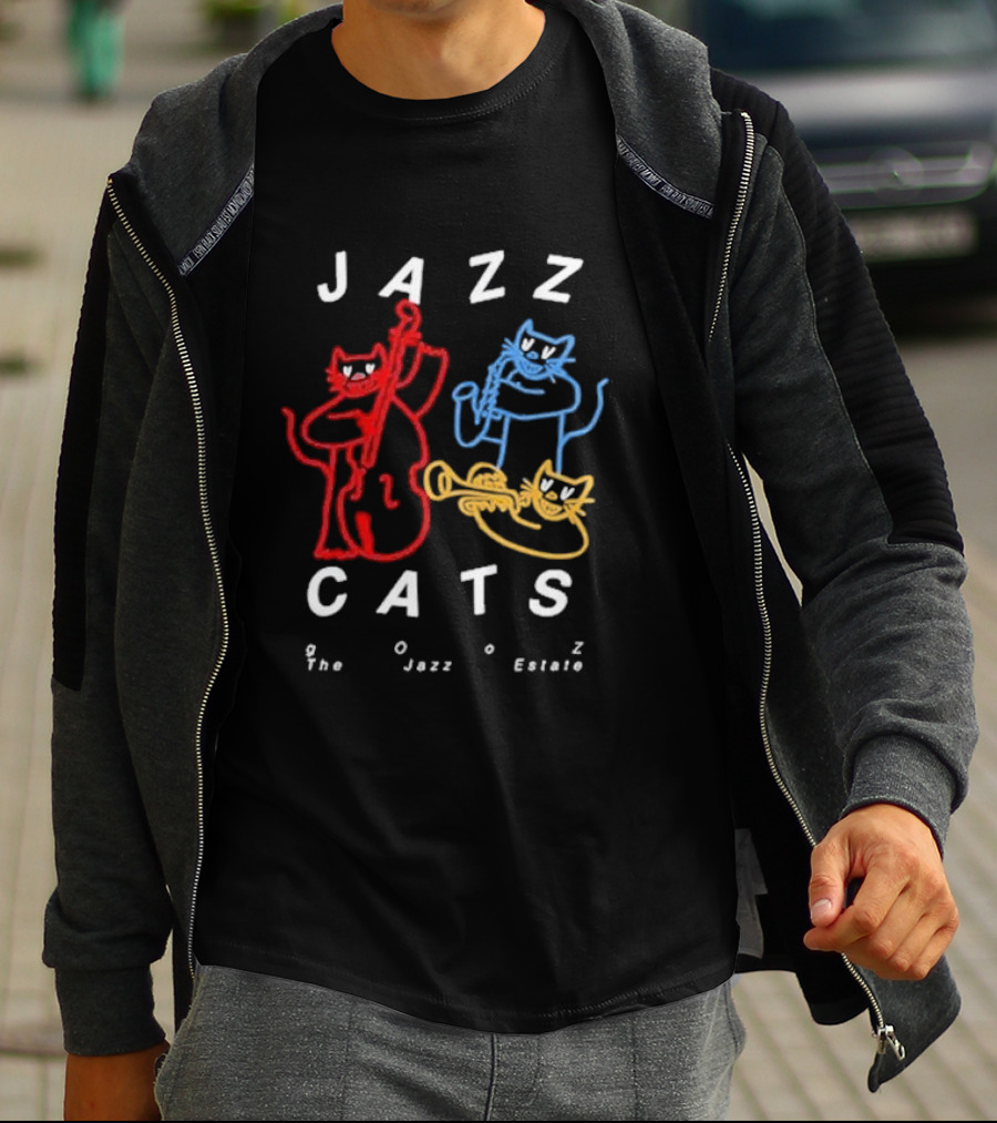 Jazz Cats At The Jazz Estate T-Shirt