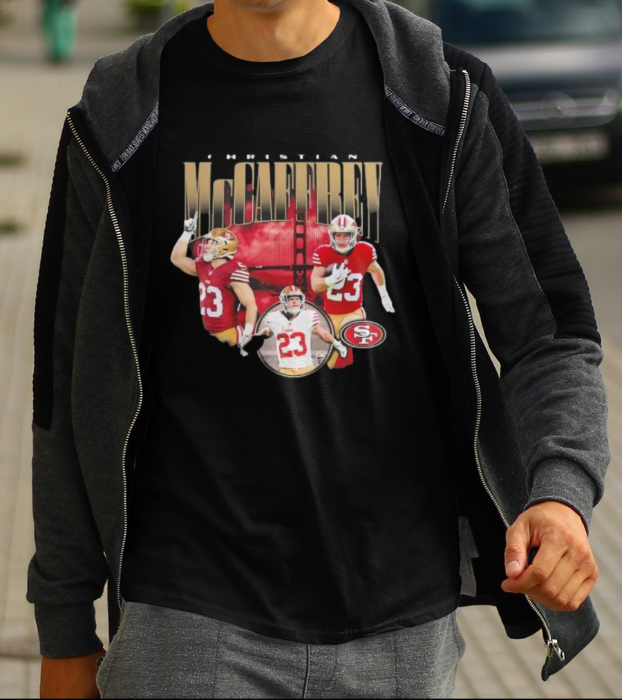 Christian McCaffrey San Francisco 49ers Iconic Performance 23 T-Shirt