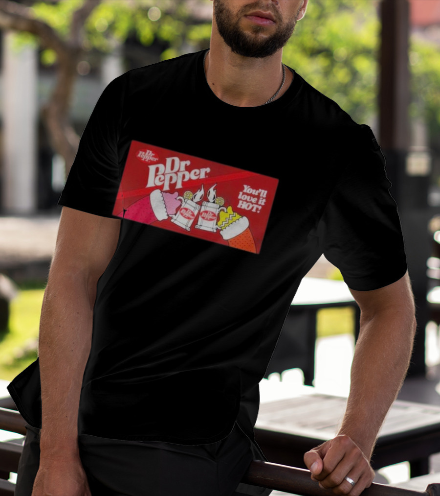 Dr Pepper You'll Love It Hot Christmas Toast With Santa Hats T-Shirt