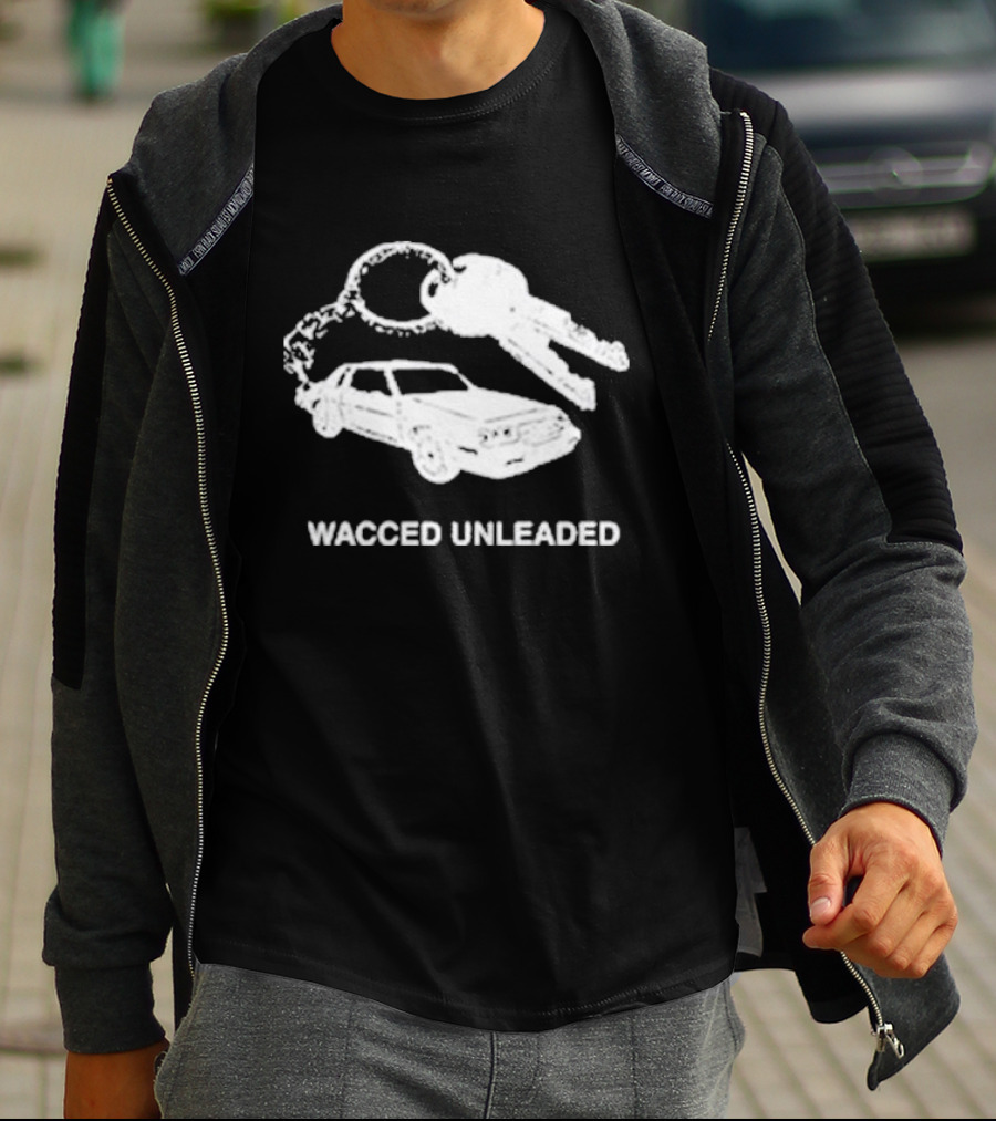 Wacced Unleaded Car Keys And Vehicle T-Shirt