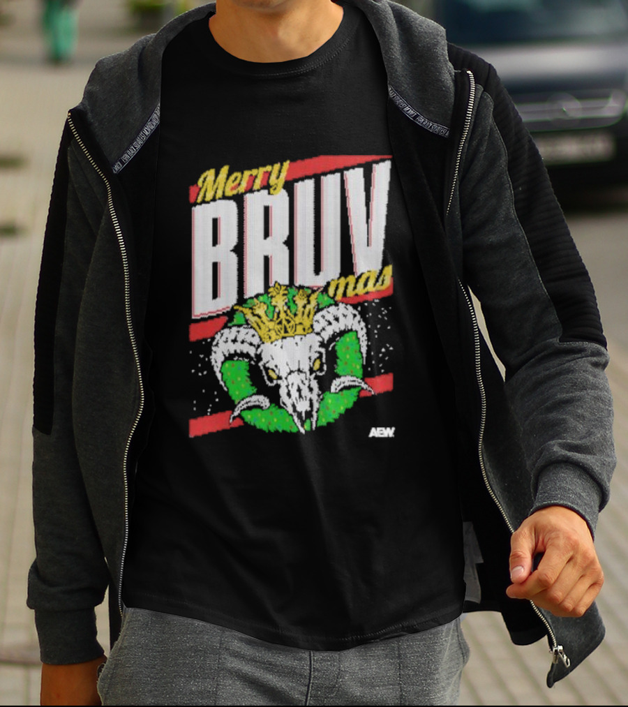 Will Ospreay Merry BRUVmas AEW Holiday Ugly Christmas T-Shirt