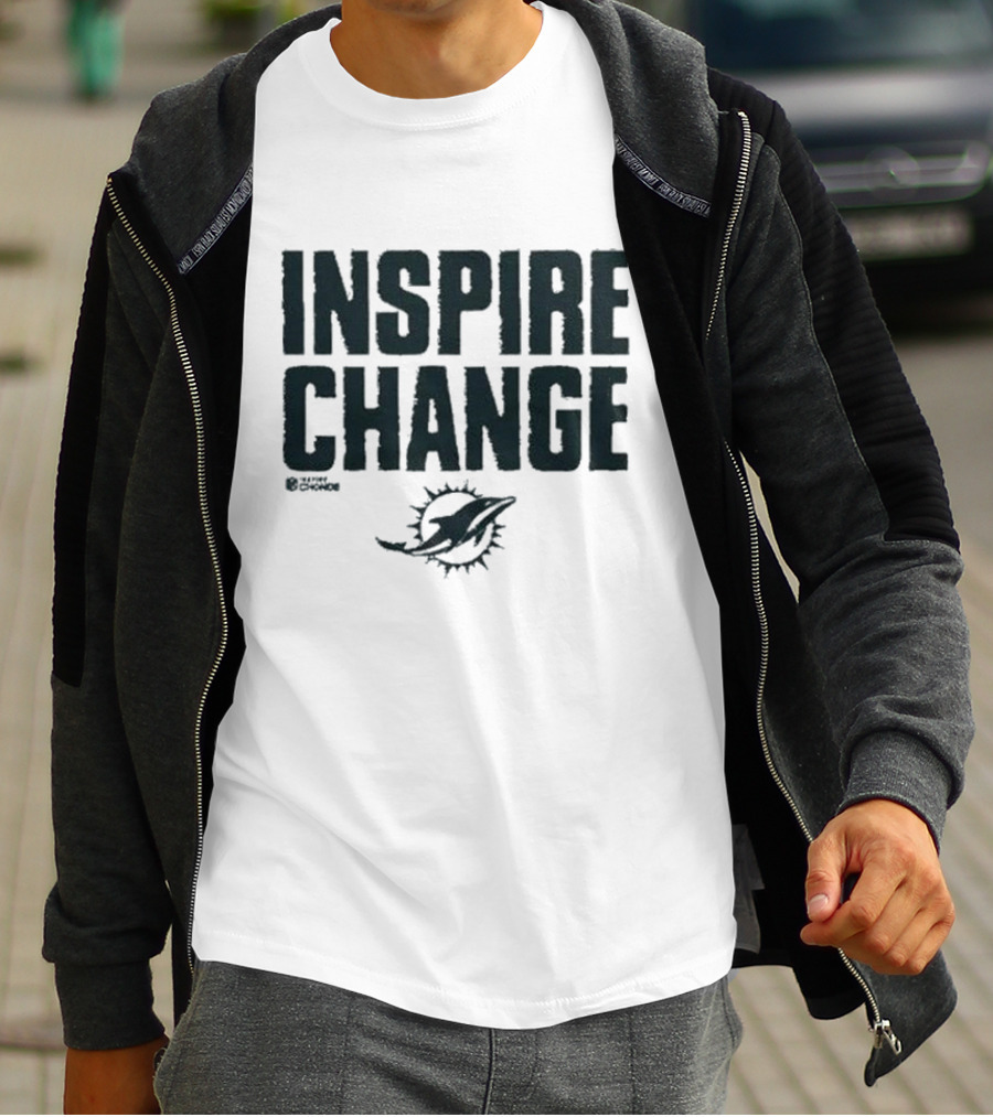 Miami Dolphins Inspire Change NFL Initiative T-Shirt