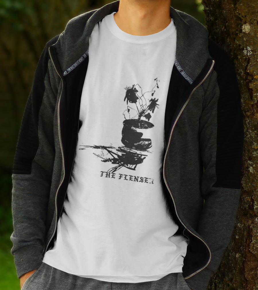 The Flenser Sad Flower Reflection T-Shirt