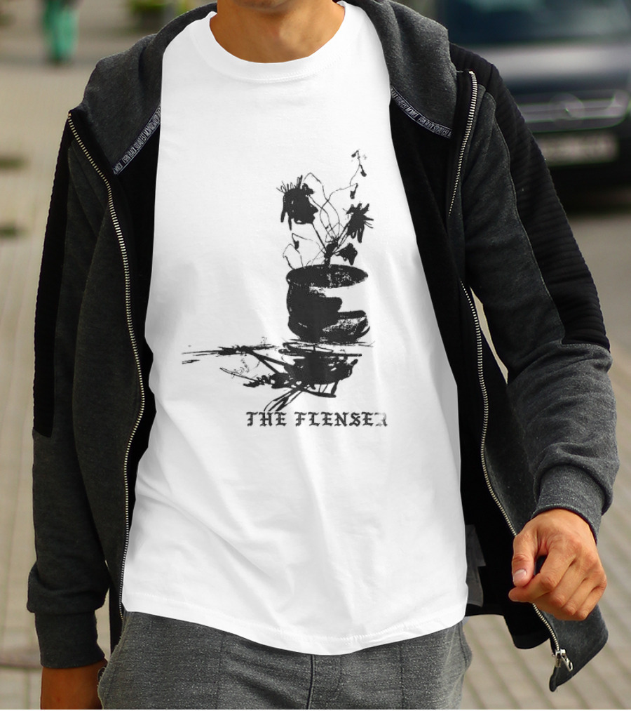 The Flenser Sad Flower Reflection T-Shirt