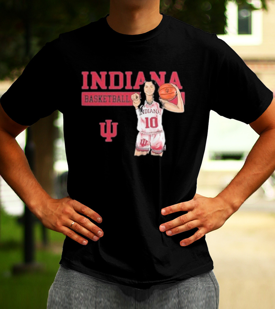 Indiana Basketball Vintage Sport Grey T-Shirt
