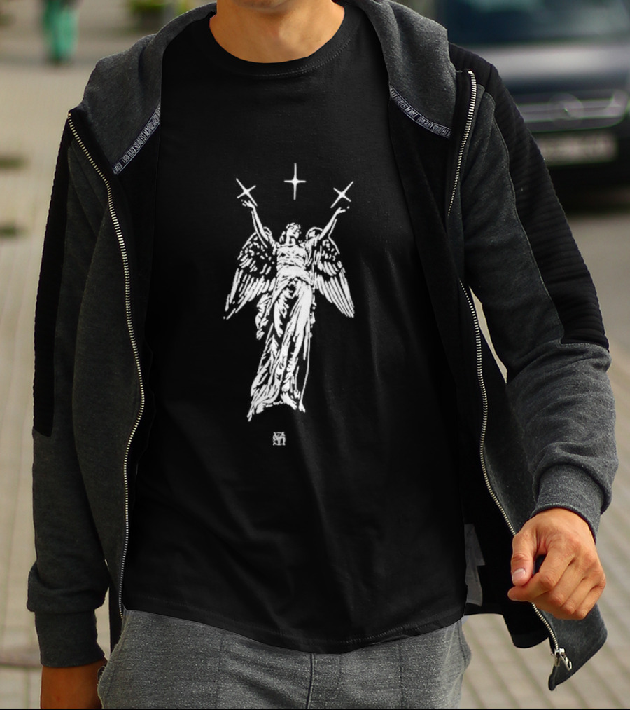 Max Styler Angel Heavenly Cross Guardian T-Shirt