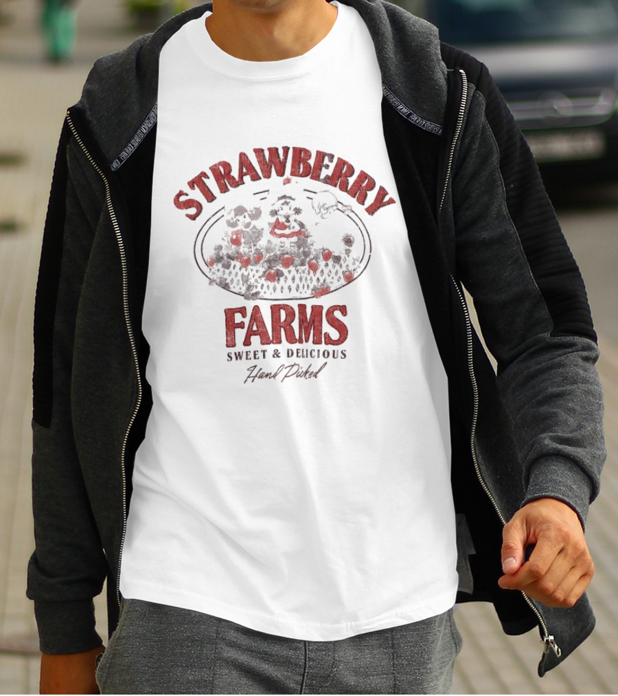 Strawberry Farms Sweet And Delicious Hand Picked T-Shirt