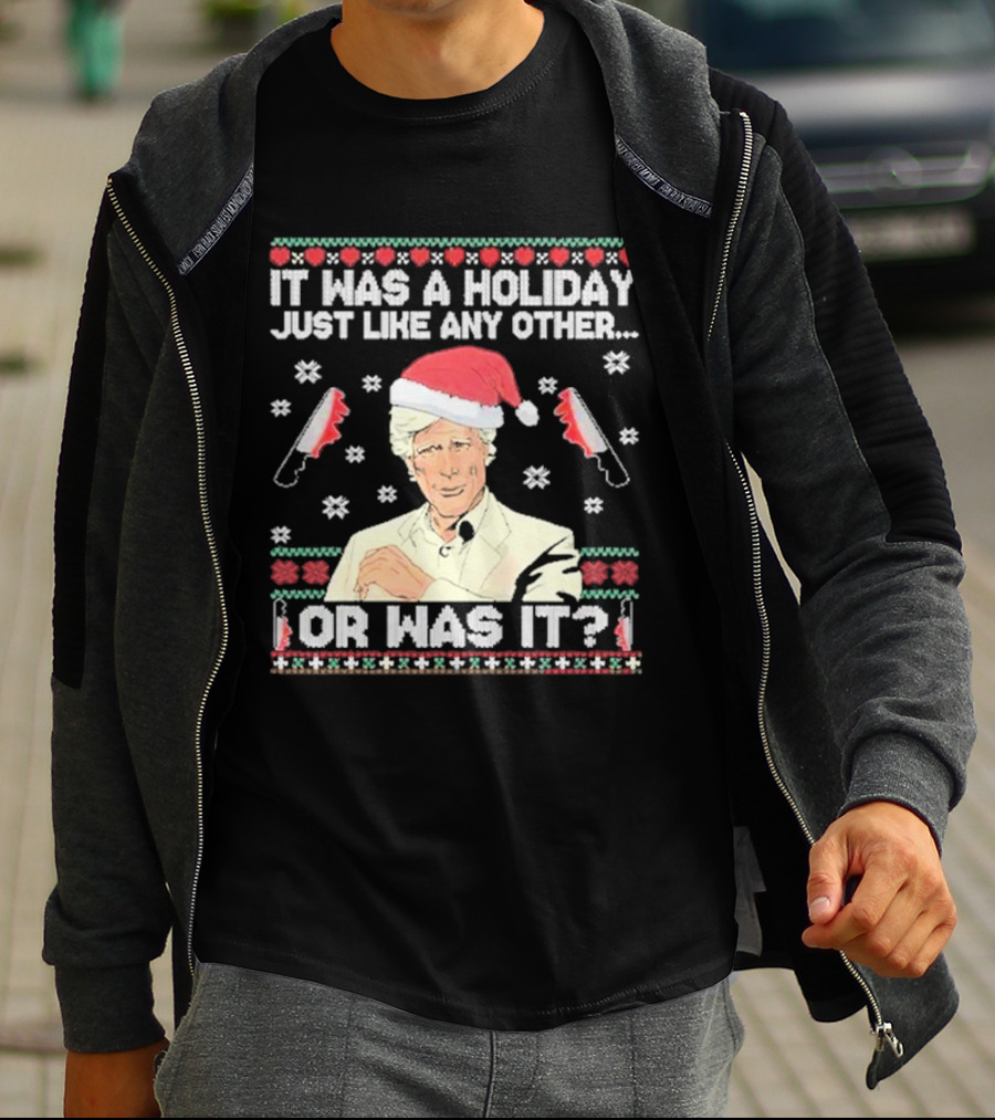 Keith Morrison Holiday Any Other Or Was It Santa Hat Knives T-Shirt