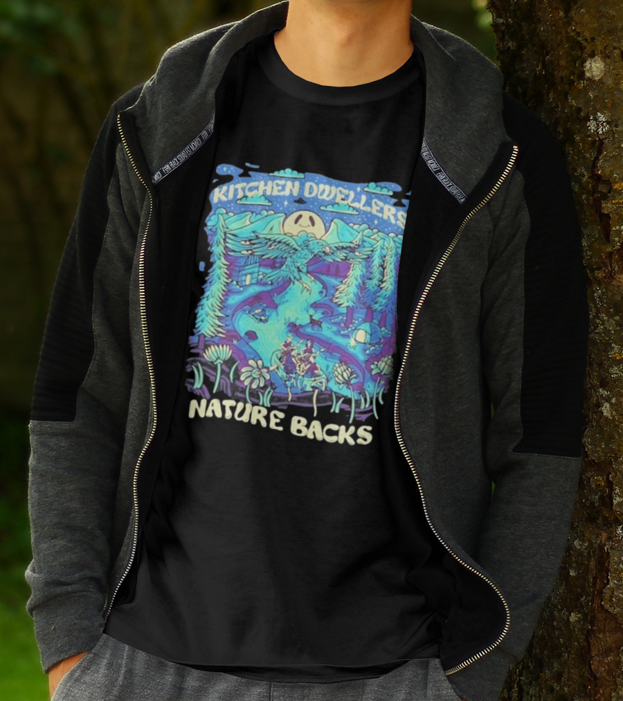 Kitchen Dwellers Nature Backs Scenic Wilderness Adventure T-Shirt