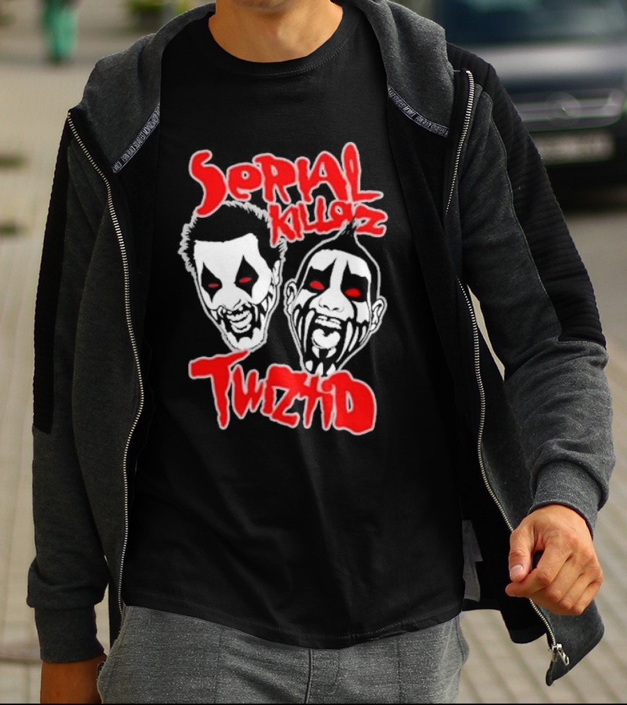 Serial Killaz Twiztid Glow In The Dark Faces T-Shirt