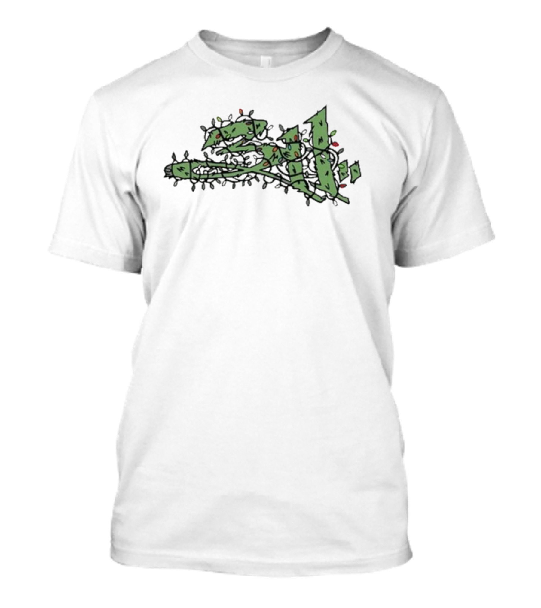 311 Wrapped Christmas Lights Tree T-Shirt