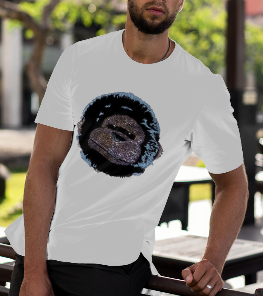 Christmas Dinosaur Jr Gorilla Head T-Shirt
