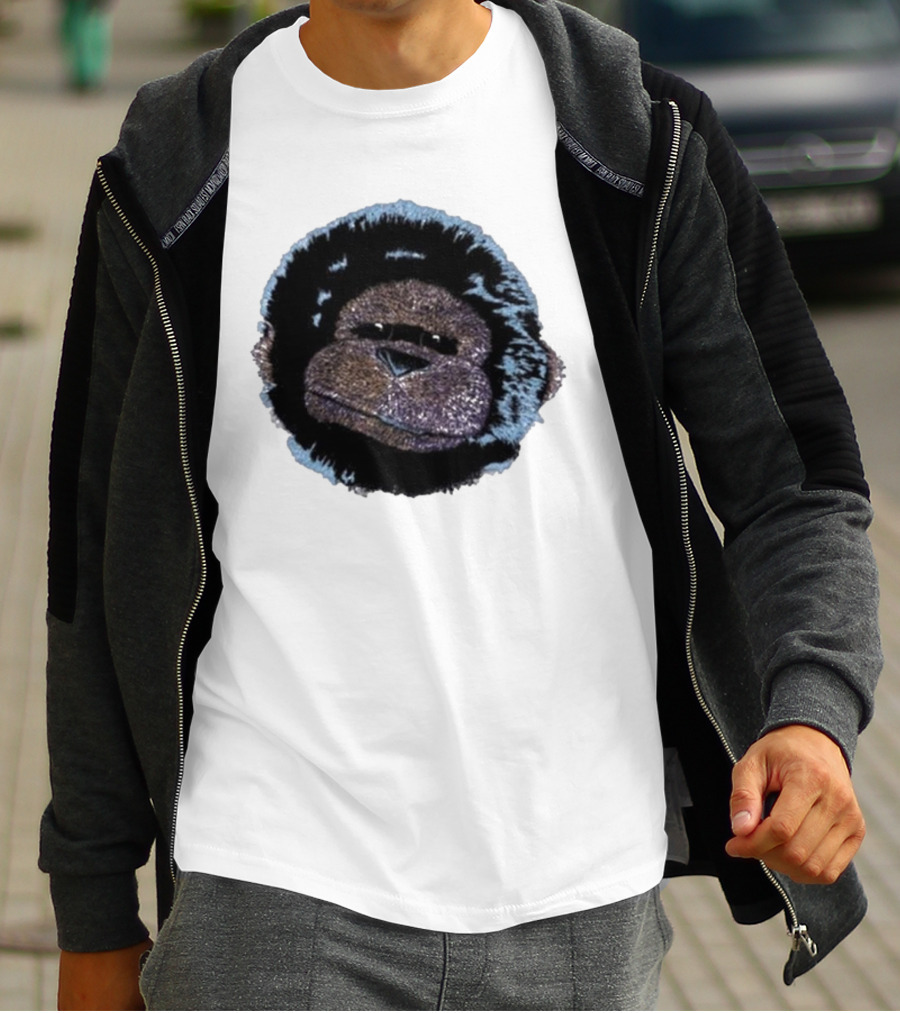 Christmas Dinosaur Jr Gorilla Head T-Shirt