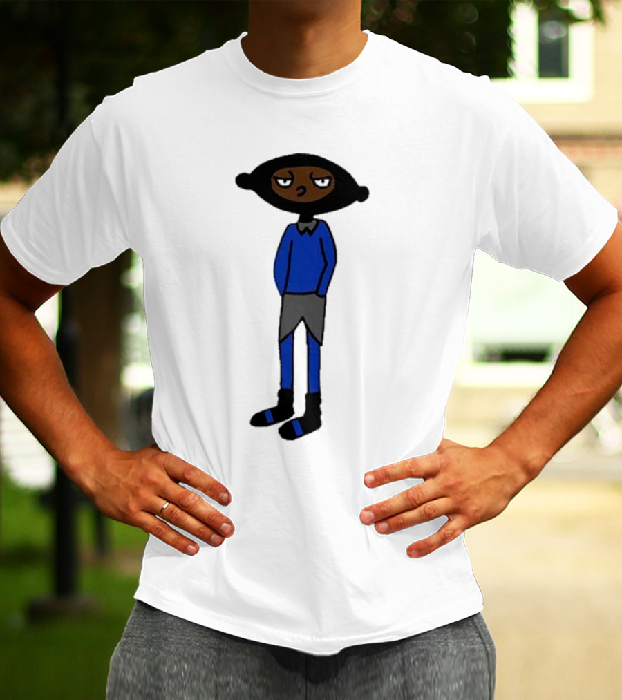 Yuno Miles Stay Calm Blue Outfit Cartoon Character T-Shirt