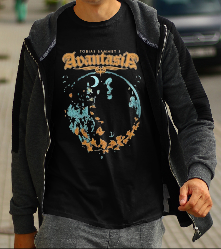 Tobias Sammet's Avantasia Owl Moon Leaves T-Shirt