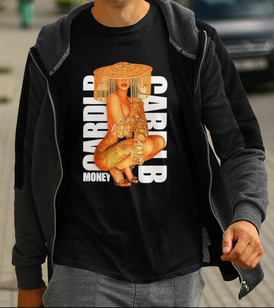 CardI B Money Squat Bold Fashion T-Shirt