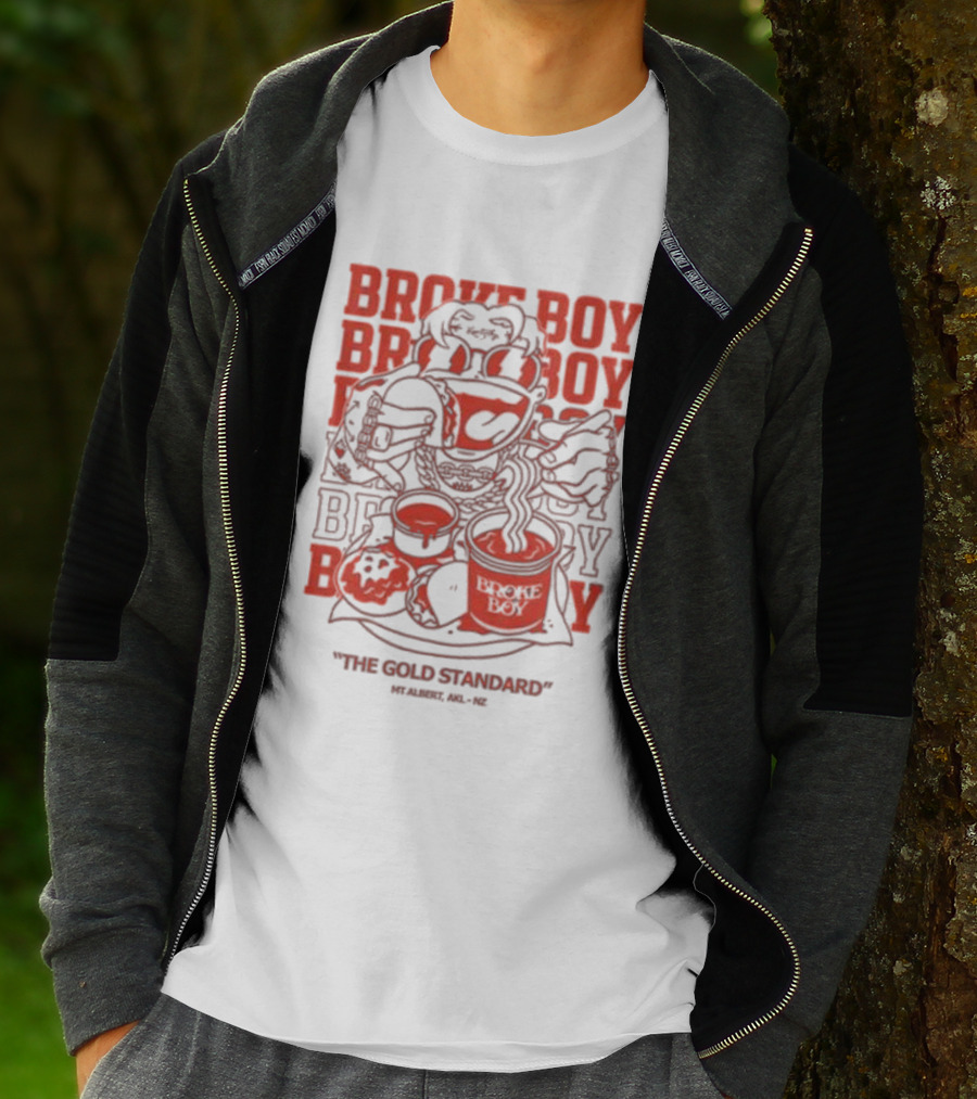 Broke Boy The Gold Standard Mt Albert AKL NZ T-Shirt