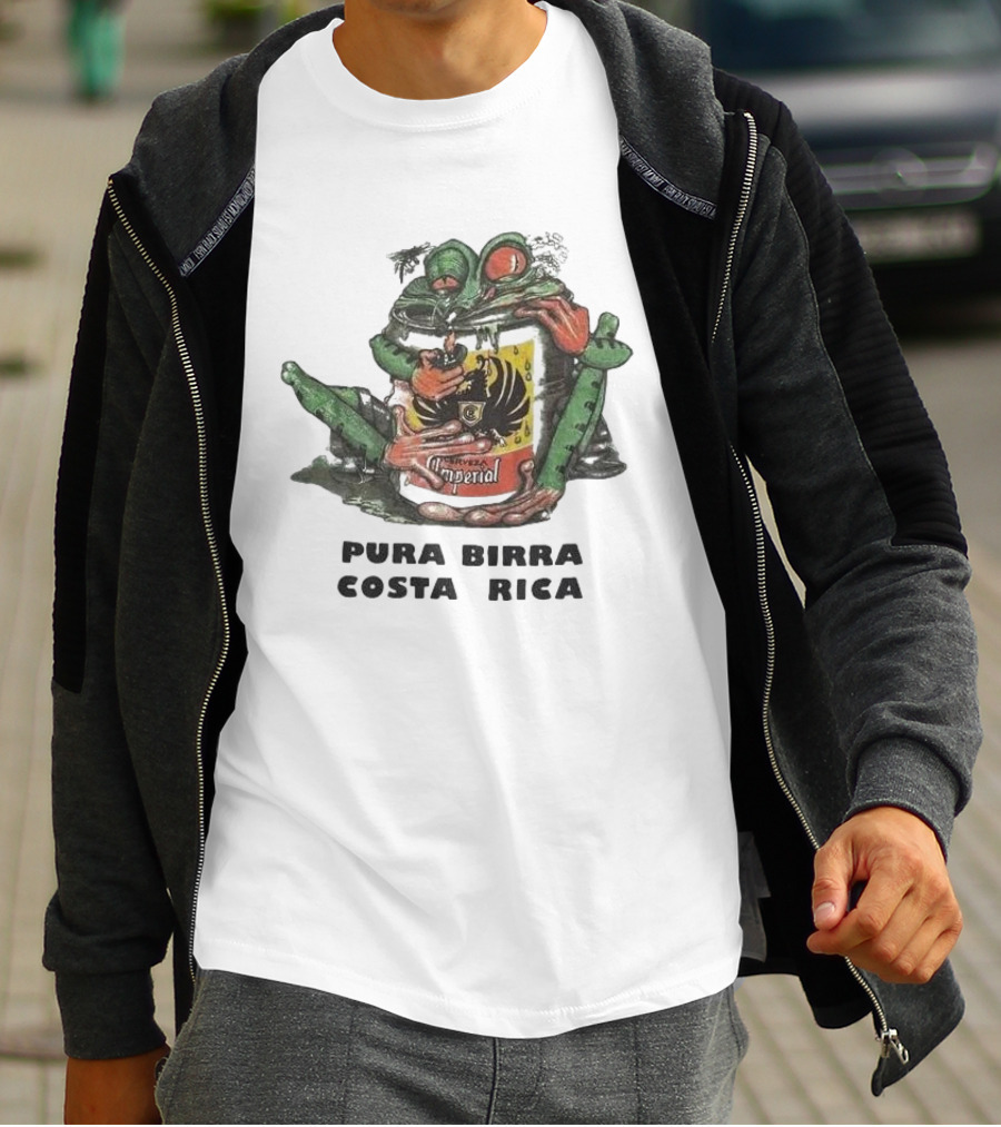 Imperial Cerveza Pura Birra Costa Rica Beer Promo T-Shirt