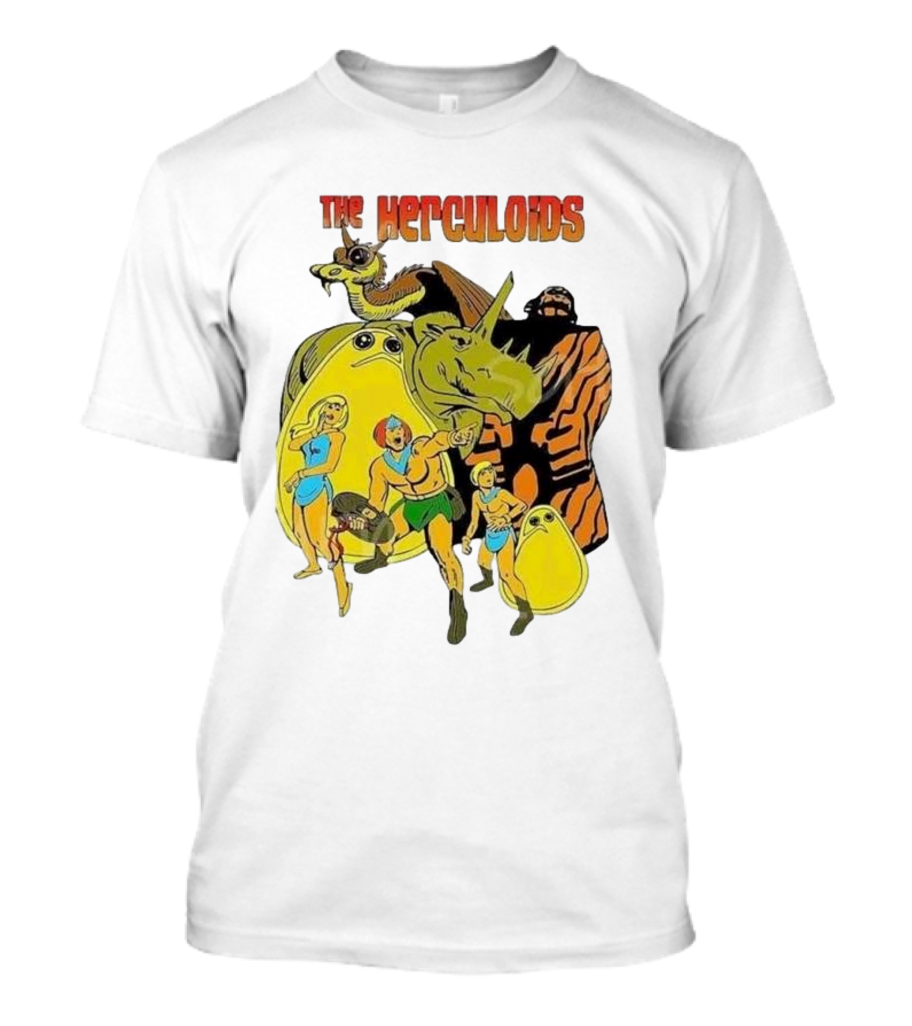The Herculoids Classic Adventure Cartoon Characters T-Shirt