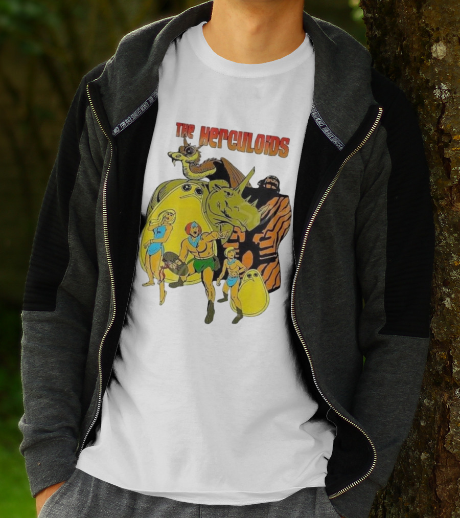 The Herculoids Classic Adventure Cartoon Characters T-Shirt