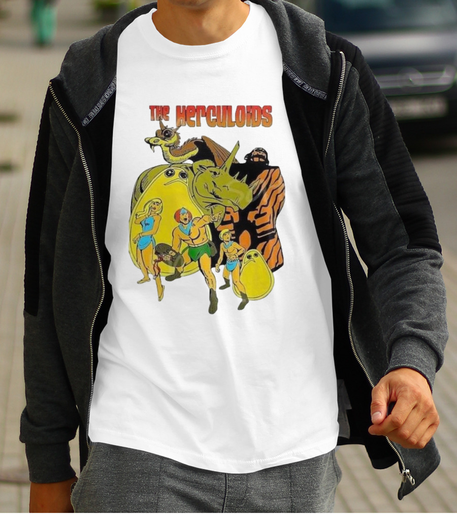 The Herculoids Classic Adventure Cartoon Characters T-Shirt