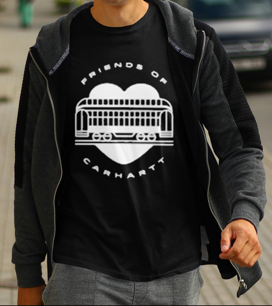 Friends Of Carhartt Heart And Trolley T-Shirt