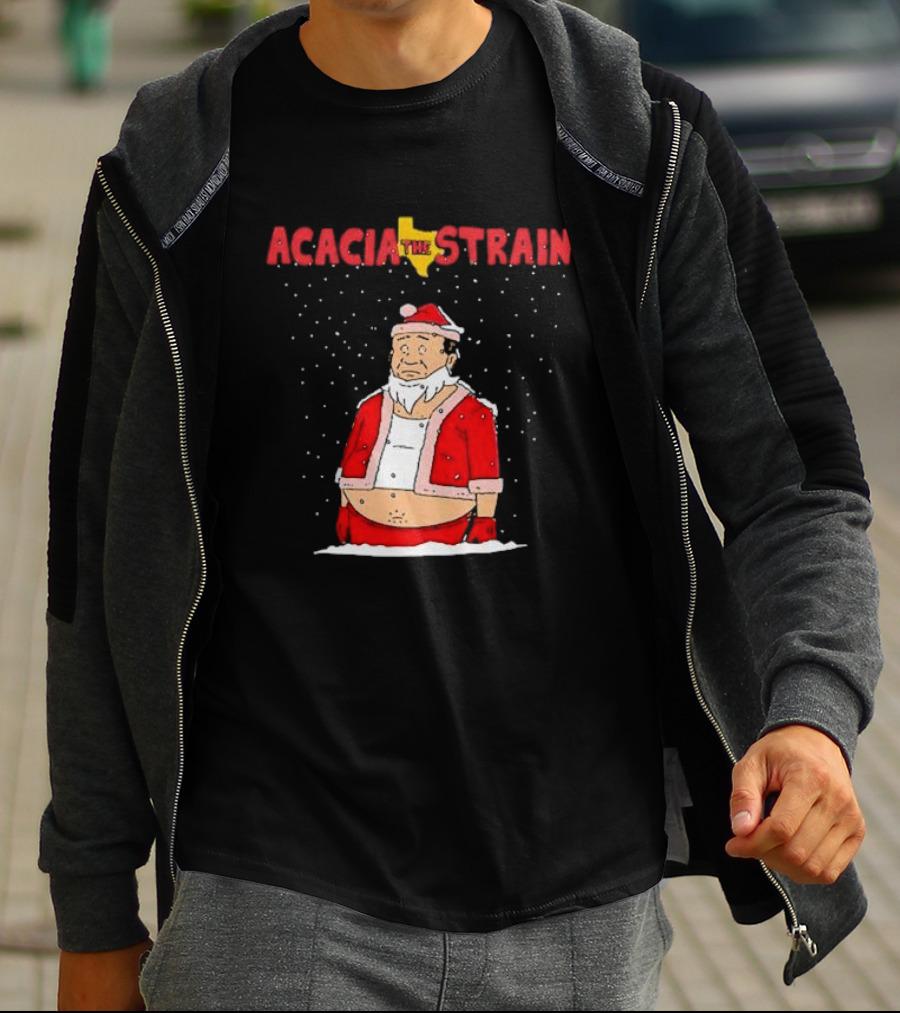 Acacia The Strain Texas Santa Snowstorm T-Shirt