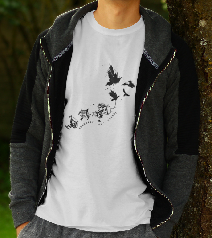 Quarters Of Change Bird With Flying Birds And Vintage Hardware T-Shirt