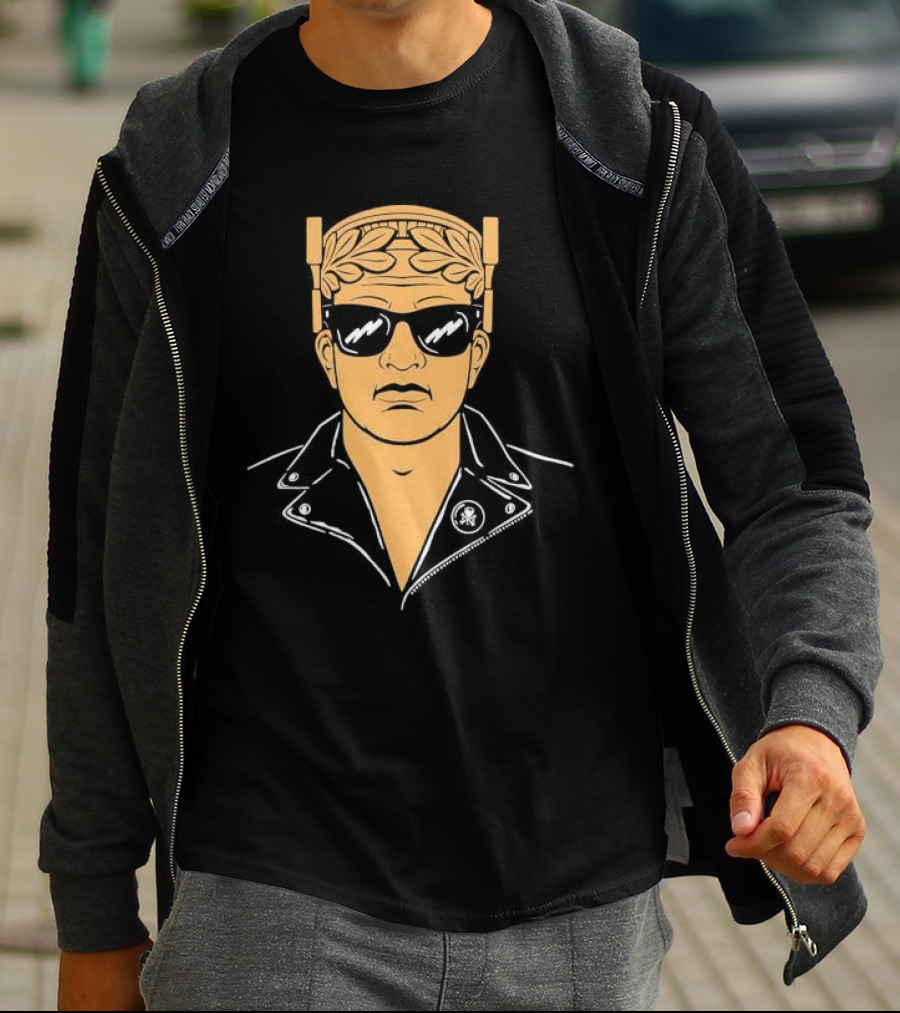 Cool Guardian Youth Roman Emperor Sunglasses Jacket T-Shirt