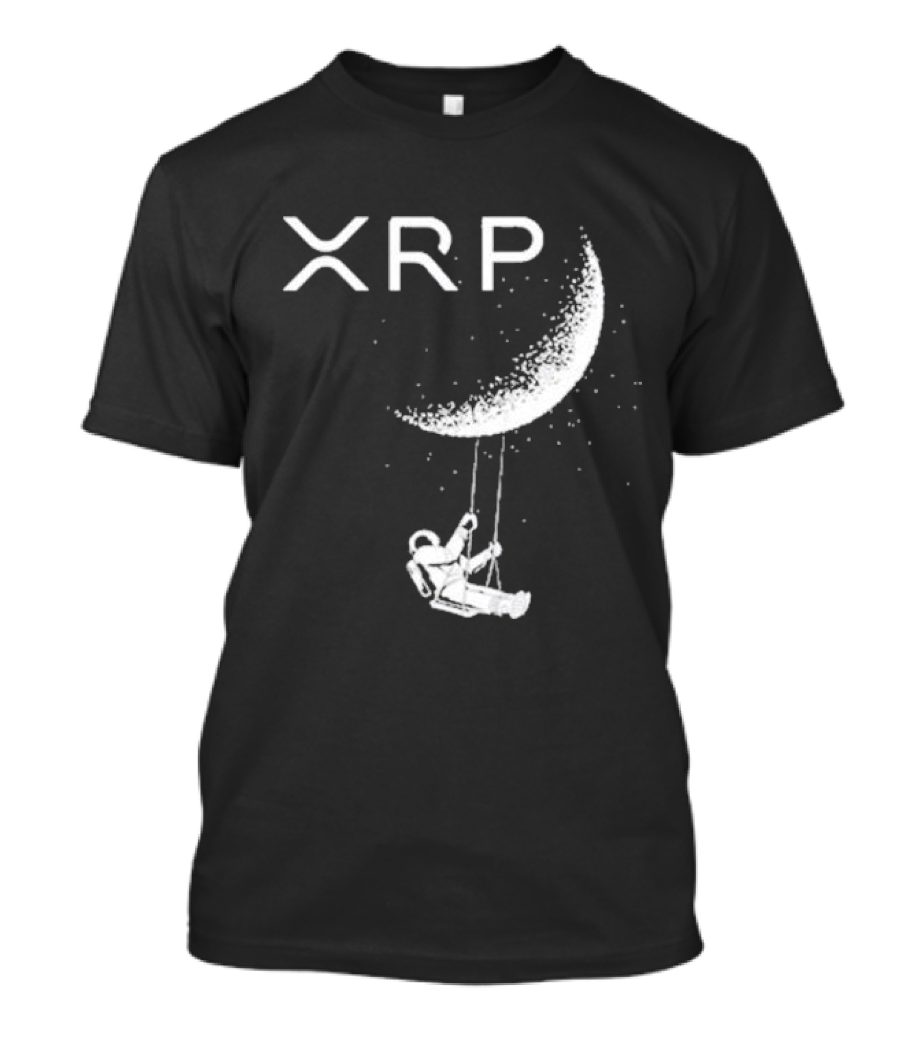 XRP Astronaut Swinging On The Moon T-Shirt