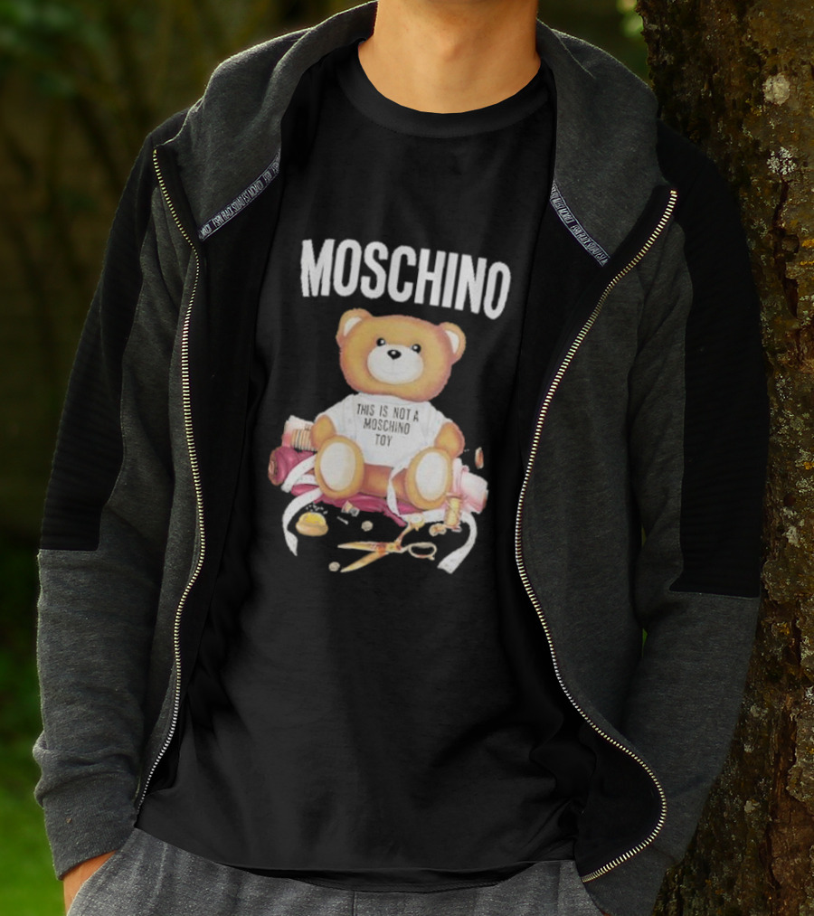 Moschino Teddy This Is Not A Moschino Toy Print T-Shirt