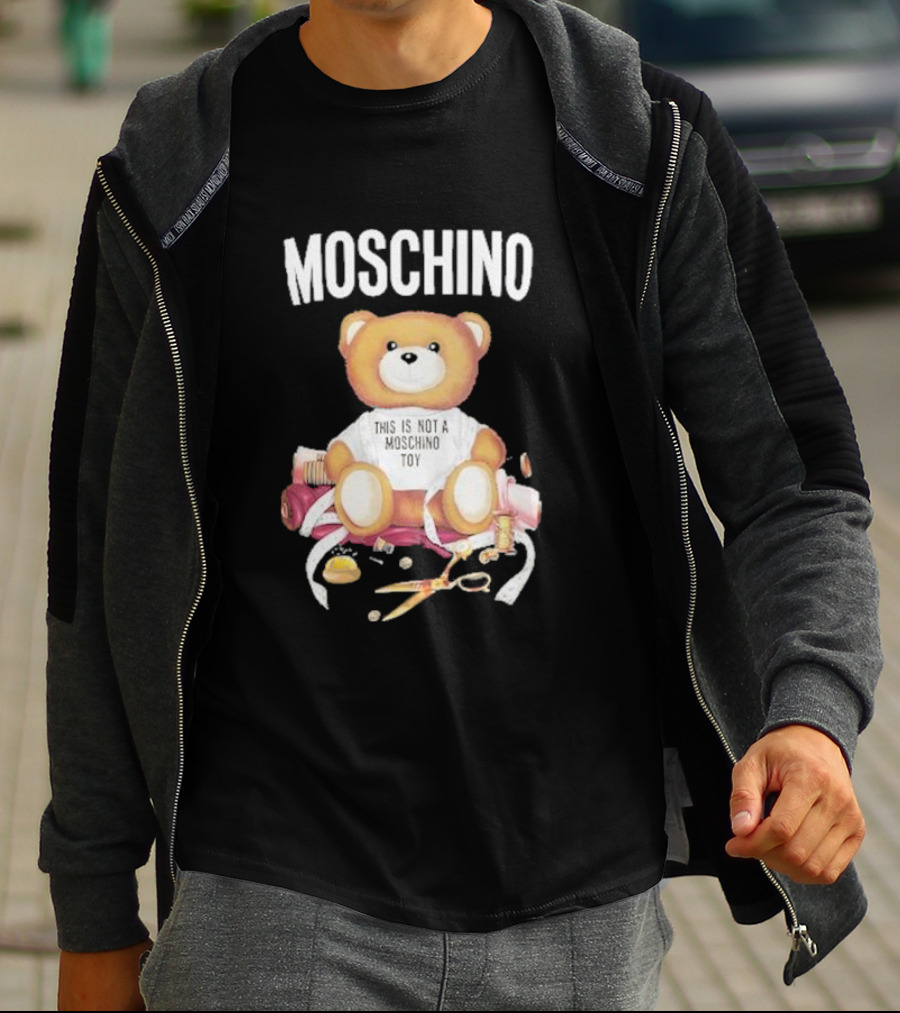 Moschino Teddy This Is Not A Moschino Toy Print T-Shirt