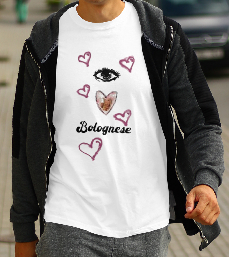 Baby Blue Eye Bolognese Heart T-Shirt